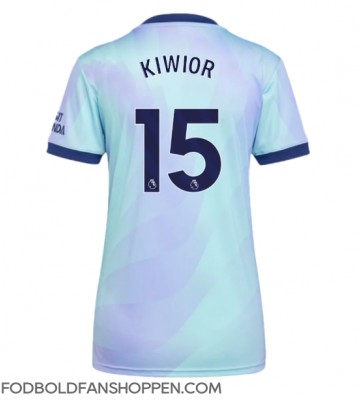 Arsenal Jakub Kiwior #15 Tredjetrøje Dame 2024-25 Kortærmet